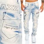 Spodnie Jeans CIPO BAXX Zamki Light