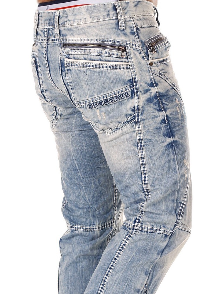 Spodnie Jeans CIPO BAXX Cross Style Light