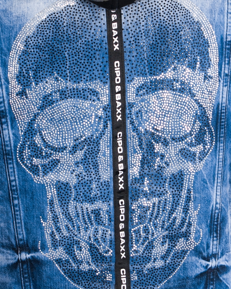 Kurtka Cipo Baxx Bluza + Jeans Skull