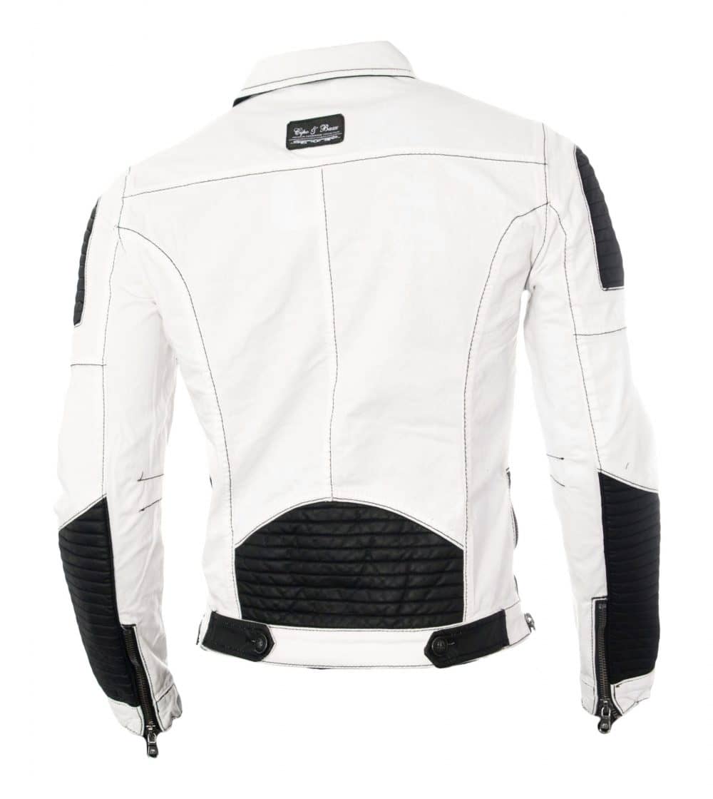 Kurtka Cipo Baxx Jeans Slim Biker Zamki