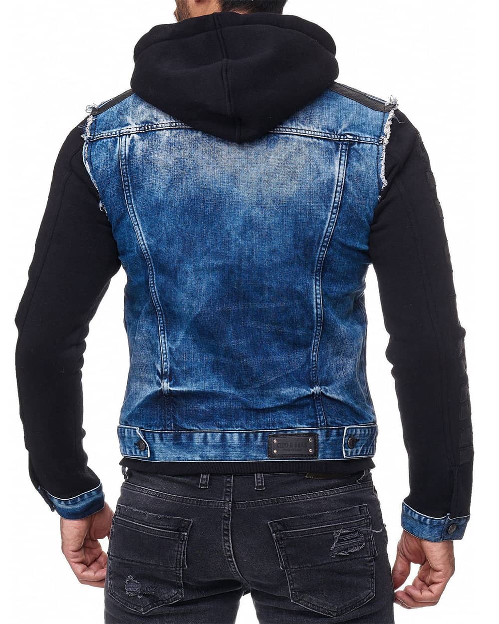 Kurtka Cipo Baxx Bluza + Jeans Blue