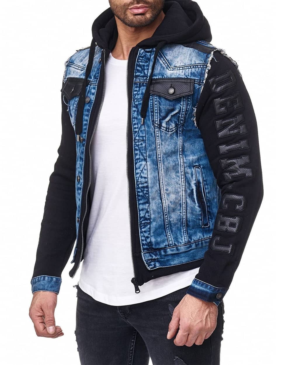 Kurtka Cipo Baxx Bluza + Jeans Blue