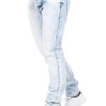 Spodnie Cipo Baxx Jeansy Jasne Przecierane IceBlue