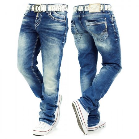 Spodnie Jeans CIPO BAXX Blue Line