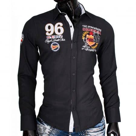 Koszula Męska Cipo Baxx Casual Slimfit Prezent