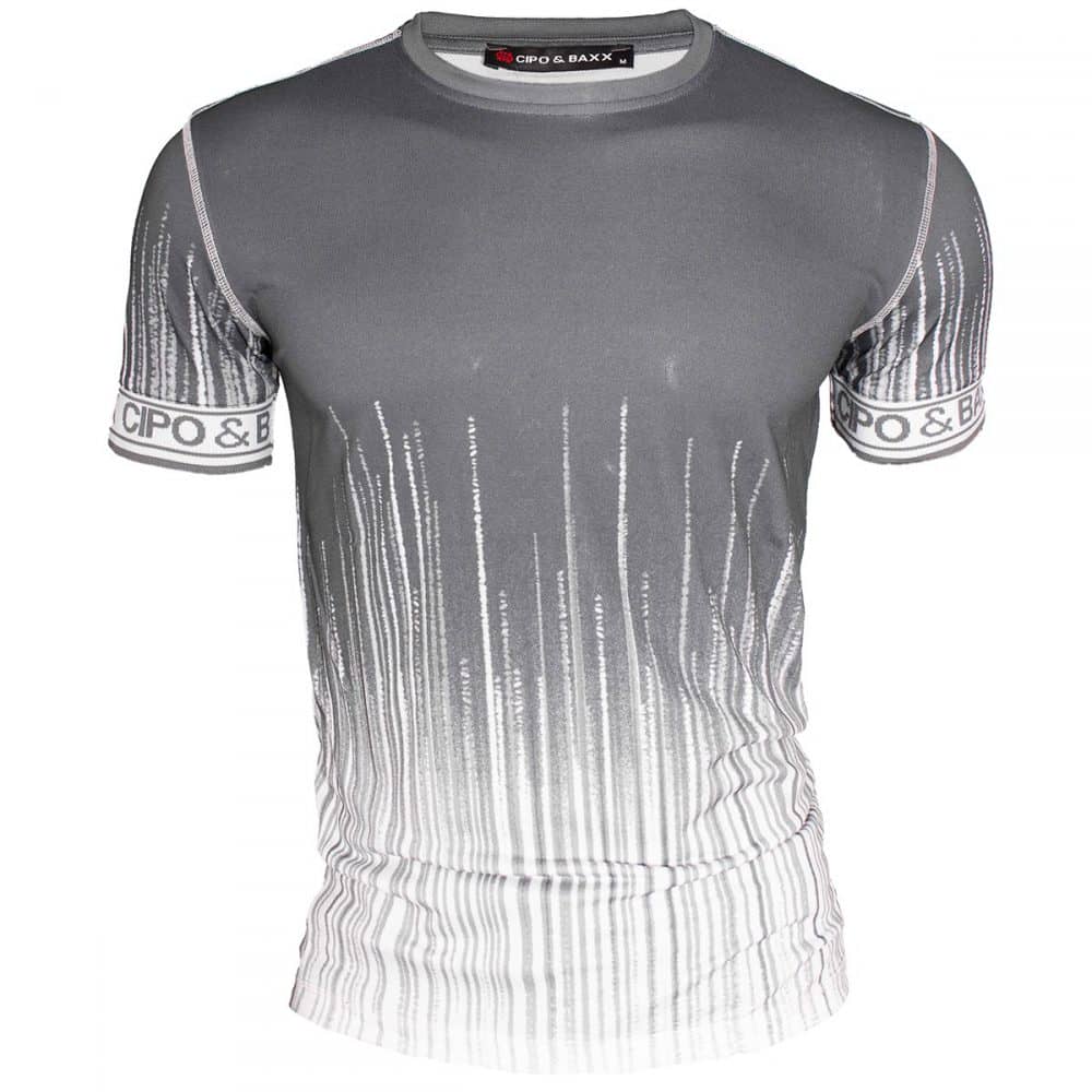 T-shirt Cipo Baxx Męski Koszulka Męska Elegance