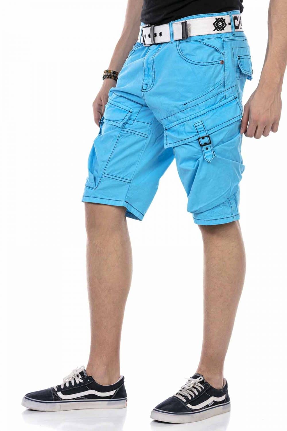 Spodenki Cipo Baxx Jeansowe Bojówki Męskie Jeansy