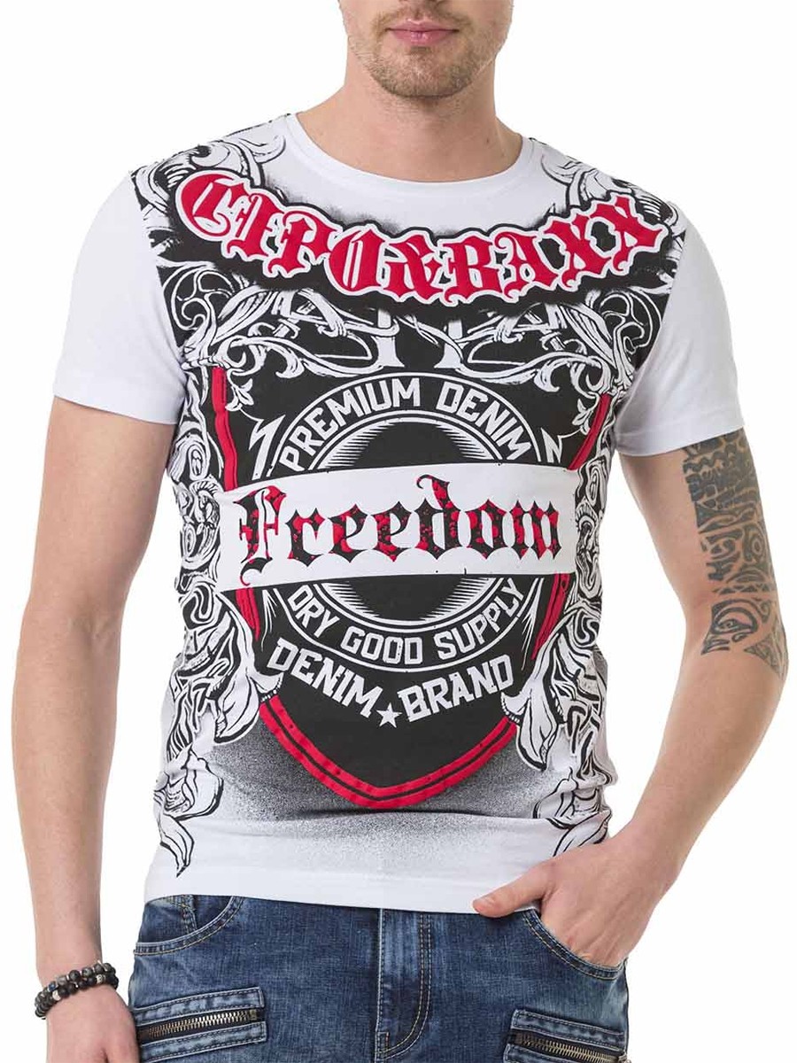 T-shirt Cipo Baxx Męski Freedom Premium