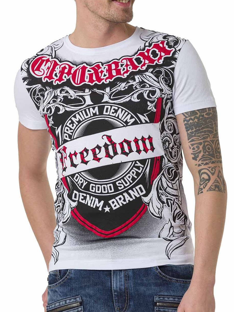 T-shirt Cipo Baxx Męski Freedom Premium
