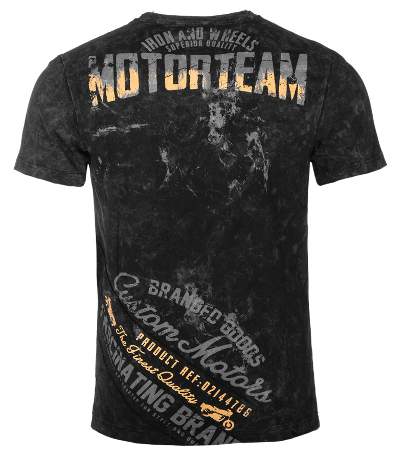 T-shirt Cipo Baxx Męski Power Motorcycle Mazany ct706 - obrazek 5