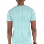 T-shirt Cipo Baxx Męski Koszulka Mazany Elegance Blue CT490 - obrazek 4