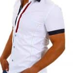 Koszula Męska Elegancka Wesele Ślub Prezent 9007 White - obrazek 4