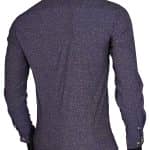 Koszula Męska Casual Bawełniana Slimfit Codzienna Navy 3 - obrazek 4