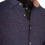 Koszula Męska Casual Bawełniana Slimfit Codzienna Navy 3 - obrazek 6