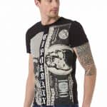 T-shirt Cipo Baxx Koszulka Skull Dollars Dżety ct688 - obrazek 5