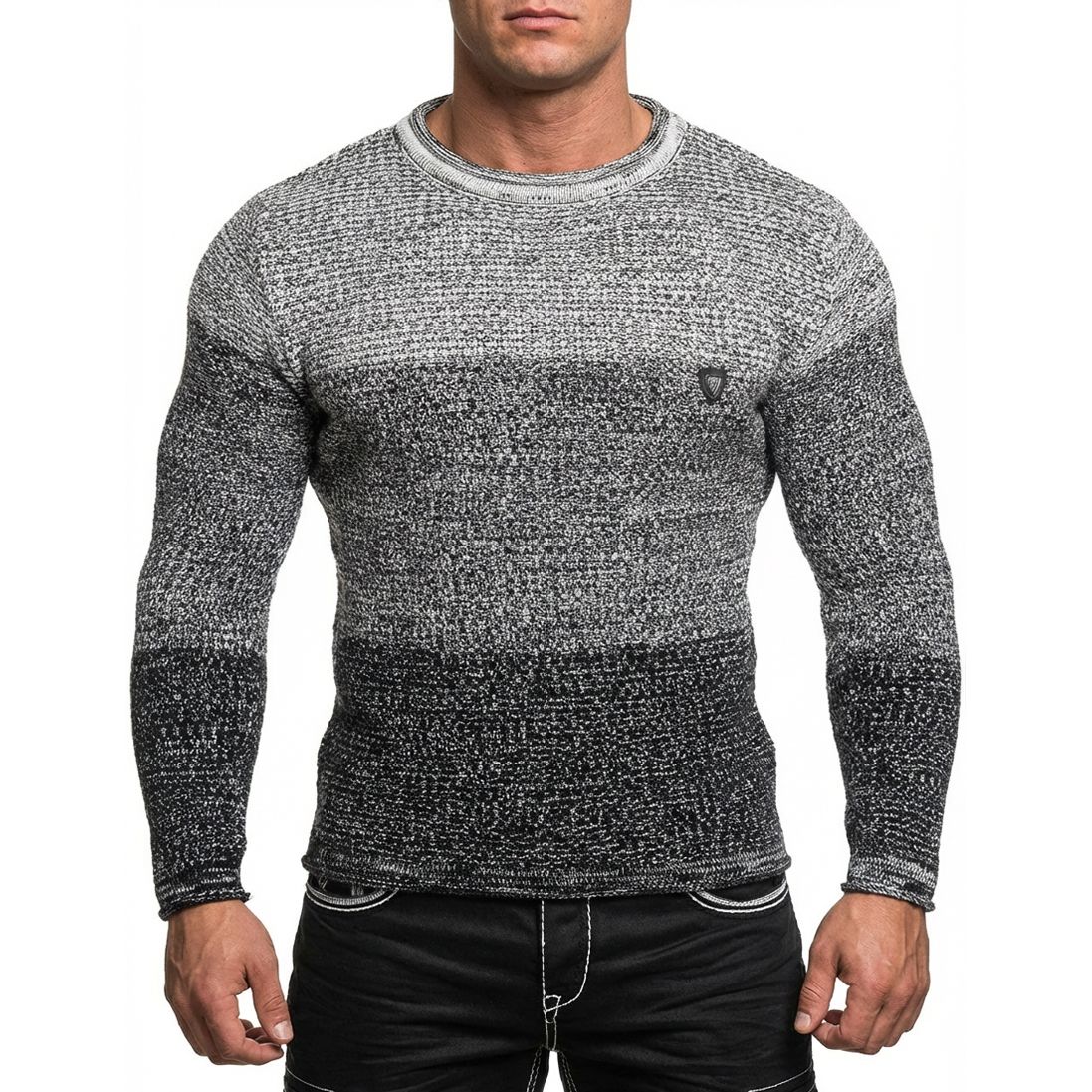 Sweter Męski Carisma Cieniowany Regular