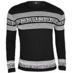 Sweter Cipo Baxx Sweter Męski Delikatny Elegance Wzór Geometryczny CP243