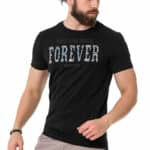 T-shirt Cipo Baxx Koszulka Męska Bawełniana Elastyczna Forever ct736 - obrazek 4