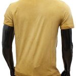 T-Shirt Cipo Baxx Koszulka Mazana California Born to Ride Naszywki CT783 mustard - obrazek 5