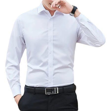 Koszula Elegancka Klasyczna Bawełniana Slim Fit Yves Enzo Paris Taliowana 1009 white