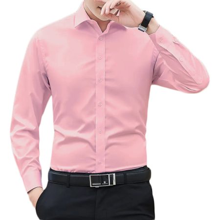Koszula Elegancka Klasyczna Bawełniana Slim Fit Yves Enzo Paris Taliowana 1009 rose