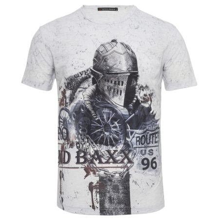 T-shirt Cipo Baxx Męski Mazany Route 96 Knight CT828
