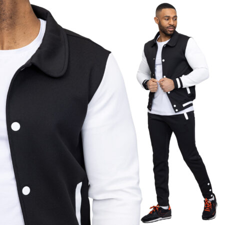 Dres Komplet Bluza Kurtka Bejsbolówka + Spodnie Dresowe Zayne Paris 670