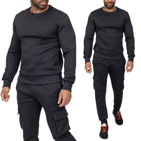 Dres Komplet Klasyczna Bluza + Spodnie Bojówki Dresowe Zayne Paris 683