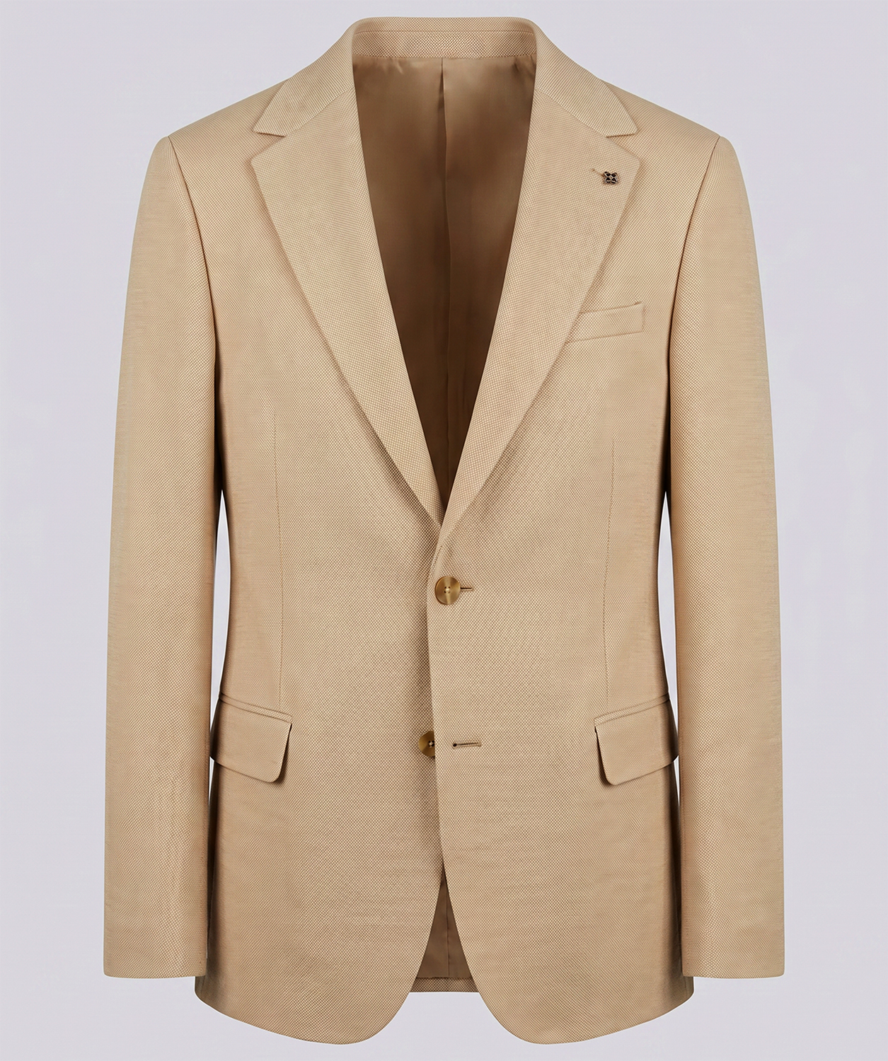 Marynarka Męska Biznesowa Klasyczna Wizytowa Elegancka Casual 3030 beige - obrazek 6
